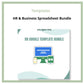 HR & Business Spreadsheet Bundle