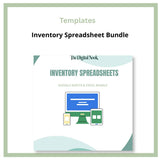 Inventory Spreadsheet Bundle