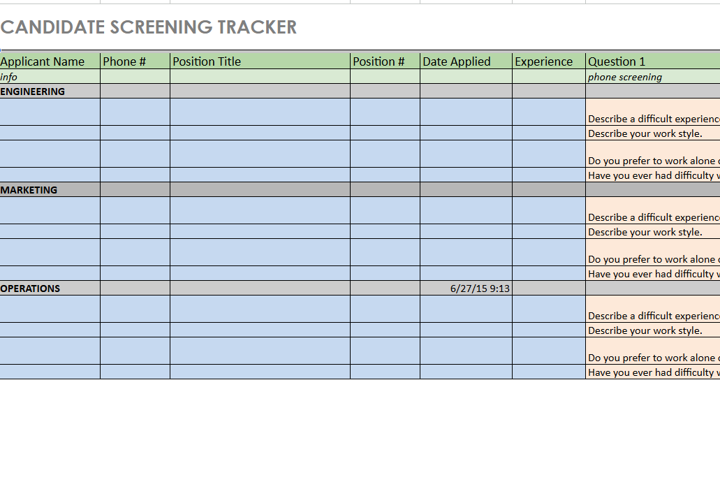 HR & Business Spreadsheet Bundle