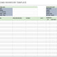 Inventory Spreadsheet Bundle
